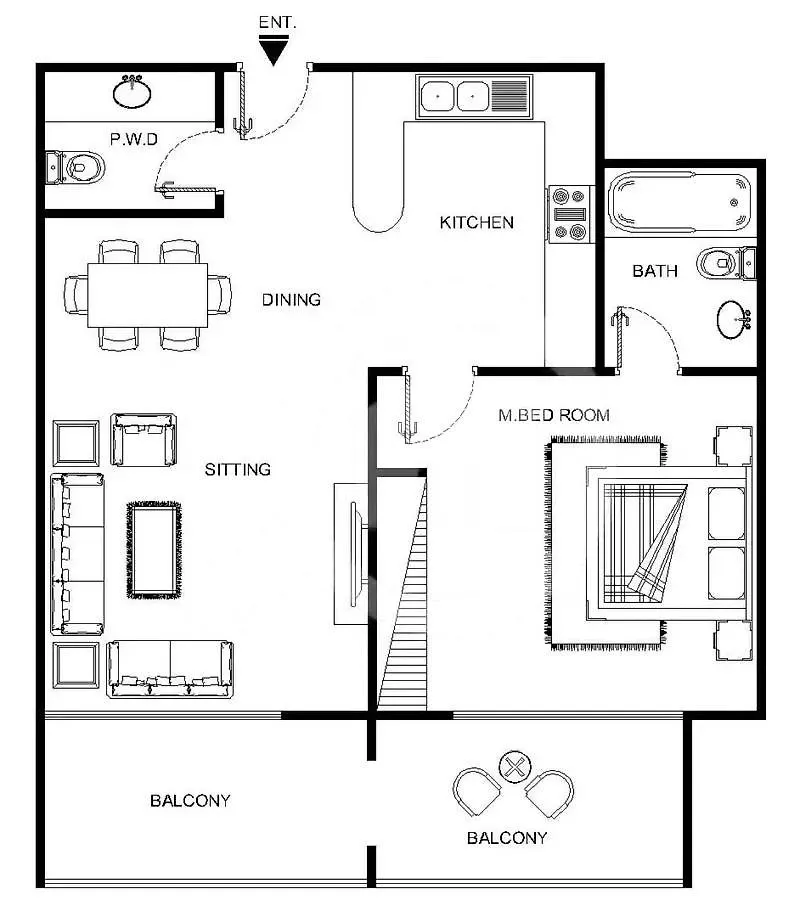 Apartment Handsome 1Br In Armada Tower 3 Dubai United Arab Emirates